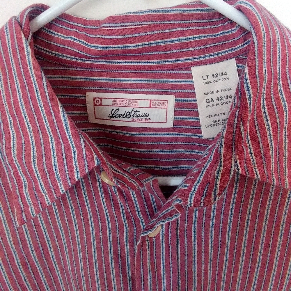 Levi's Signature👔 long sleeve casual fade wash - Picture 8 of 9